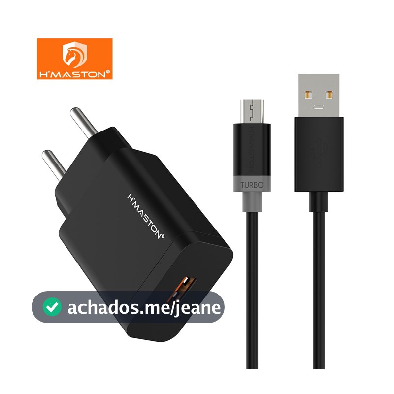 H'maston Y59 Carregador Turbo 6A 30w Usb Para Carregador mais rápido