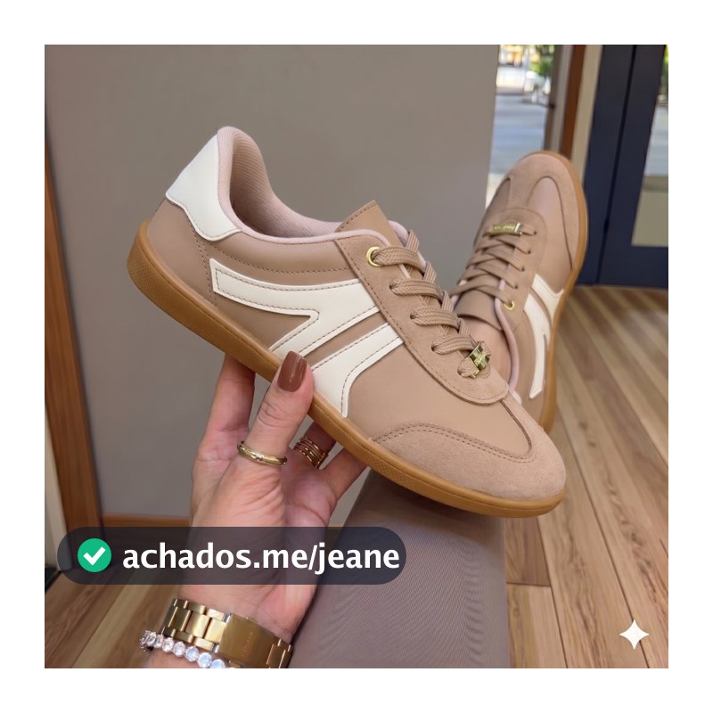 Tênis Feminino Casual Moleca Confortável Sapatênis Dia a Dia TM5605