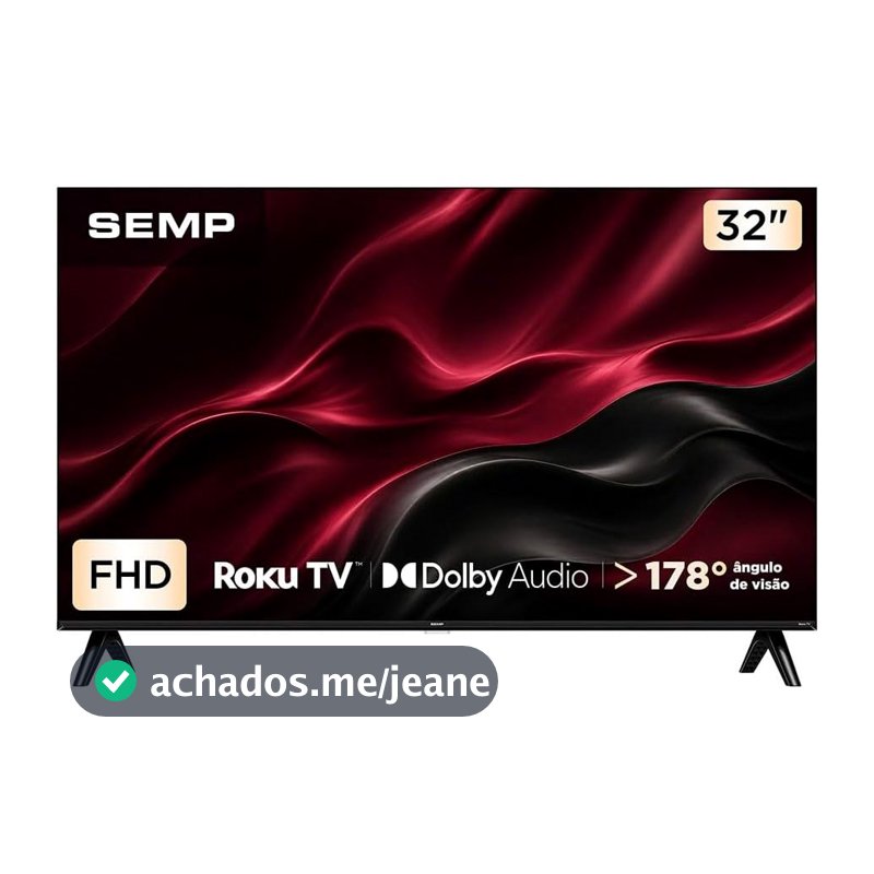 Smart TV SEMP 32" Full HD Roku TV - 32S42R