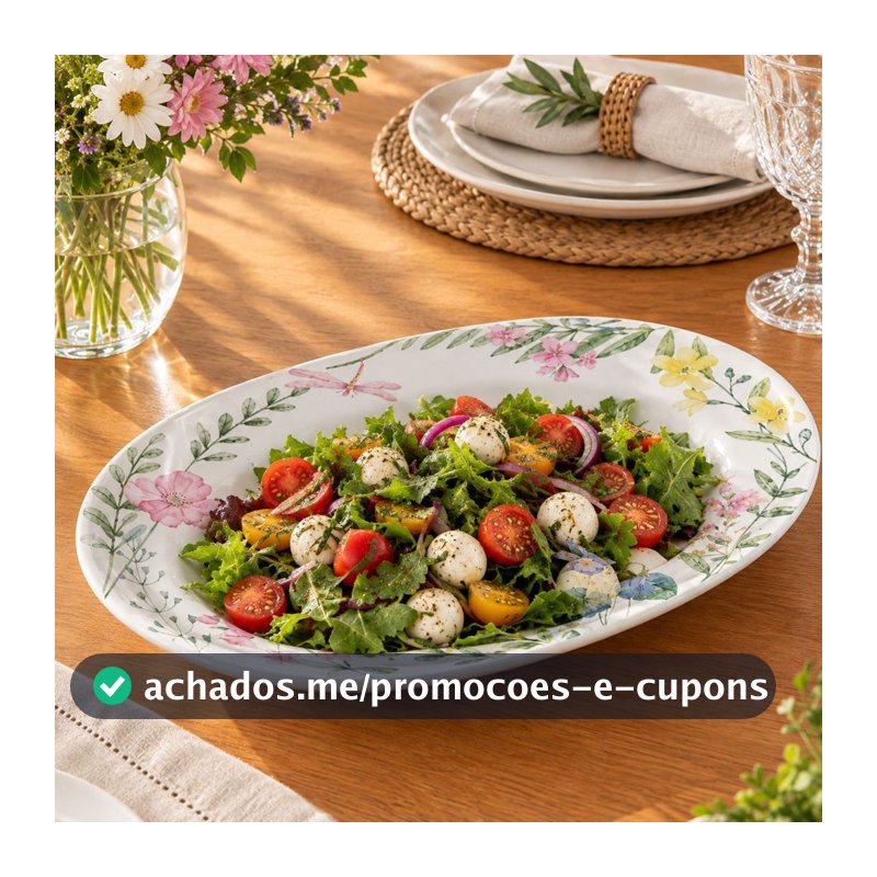 Travessa Campestre de Cerâmica 35cm - Alleanza