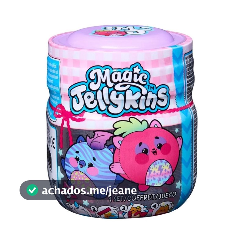 Pelucia Pote Surpresa Magic Jellykins Sunny