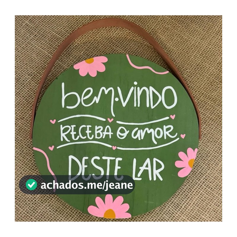 plaqueta decorativa