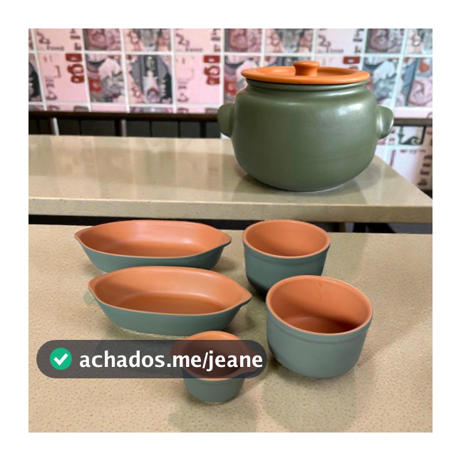 Kit Feijoada e Caldo Verde com Terracota Cerâmica Matte 5-6 Peças