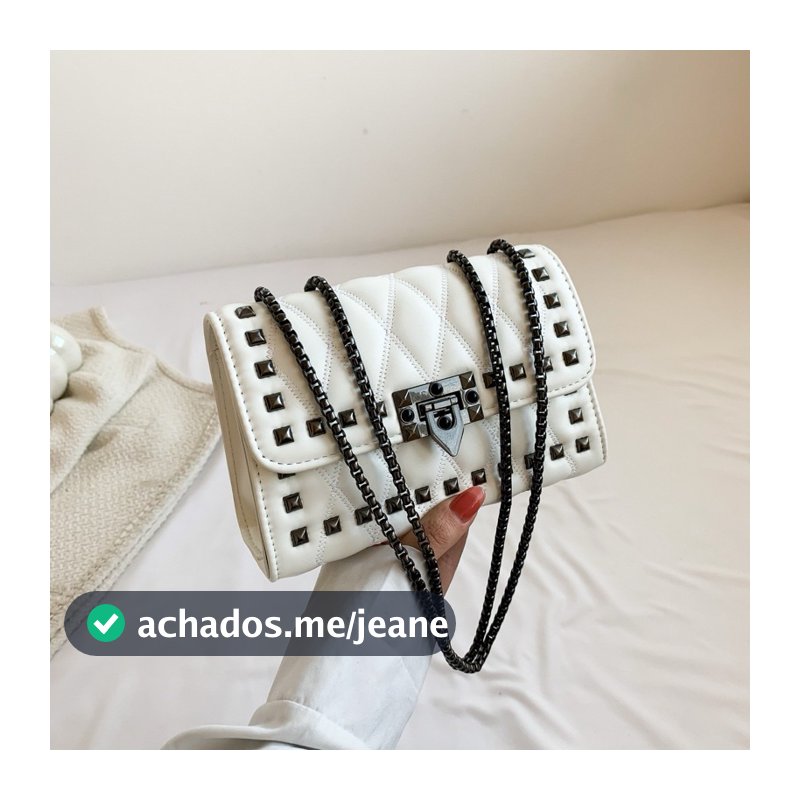 Bolsa feminina crossbody passeio alça corrente (2011)