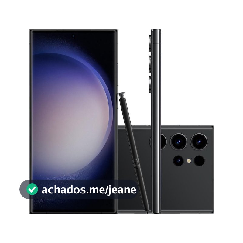 Usado: Galaxy S23 Ultra 512GB Preto Muito Bom - Trocafy - Samsung