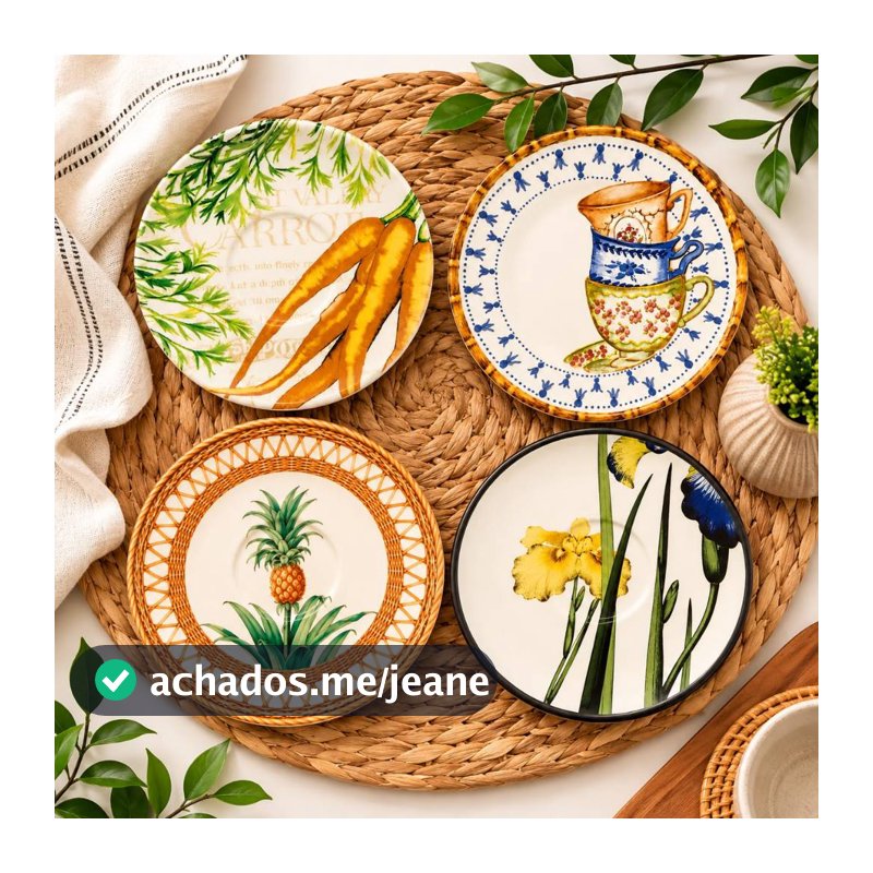 Pires de Café Decorativos Estampado