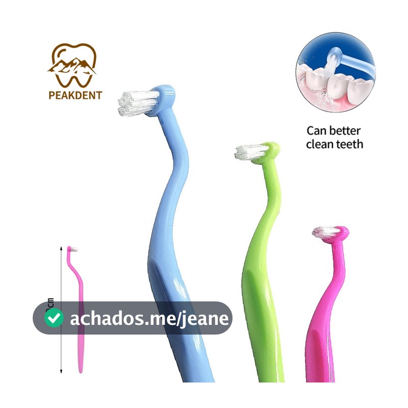 Cotovelo Único Pacote Cabeça Escova De Dentes Correção Cintas Pequeno Apontado Cerdas Macias Adulto Crianças Higiene ora