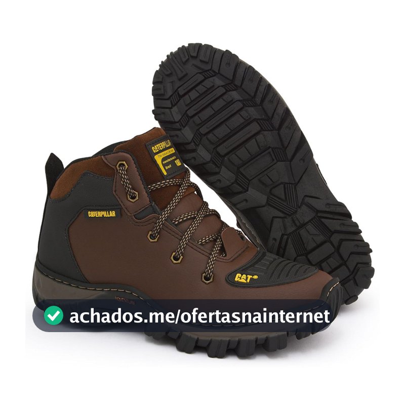 Bota Masculina Reforçada Couro Tratorado Robusta Adventure Para Usar Na Moto Trilha Ou Aventura