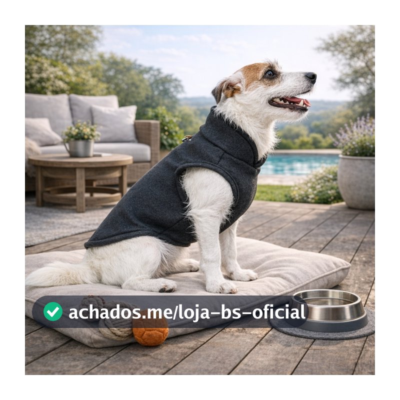 Roupa Roupinha Soft Para Cachorro Pet Pequeno Porte a Grande Porte, Preto