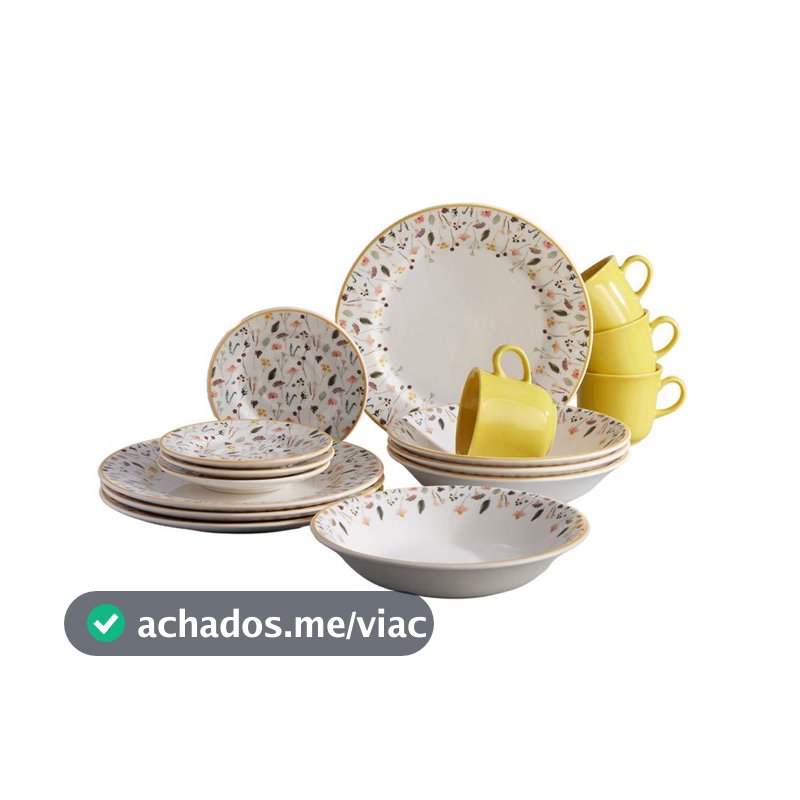 Aparelho de Jantar Ashley 16 Peças Corona