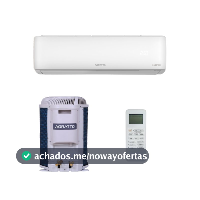 Ar Condicionado Split Hi Wall Agratto Zen Top Inverter 9.000 Btus Frio 220V R-32