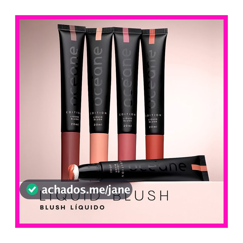 Océane Blush Liquido Liquid Blush 20ml (Multifuncional, pode ser usado no rosto, lábios e olhos.)