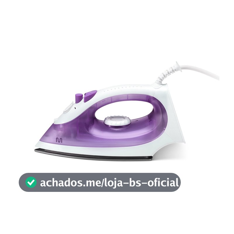 Ferro de Passar Roupa Seco e a Vapor 220V 1200W Base Cerâmica c/ Spray Multi Home - HO463