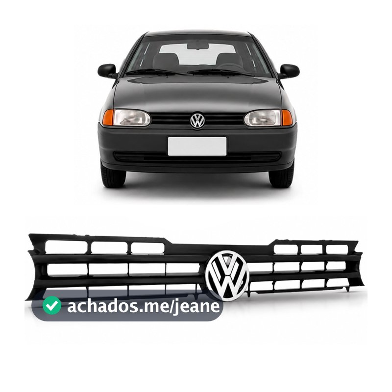 Kit Grade Gol Parati Saveiro Bola G2 95 96 97 98 99 2000 + Emblema Vw