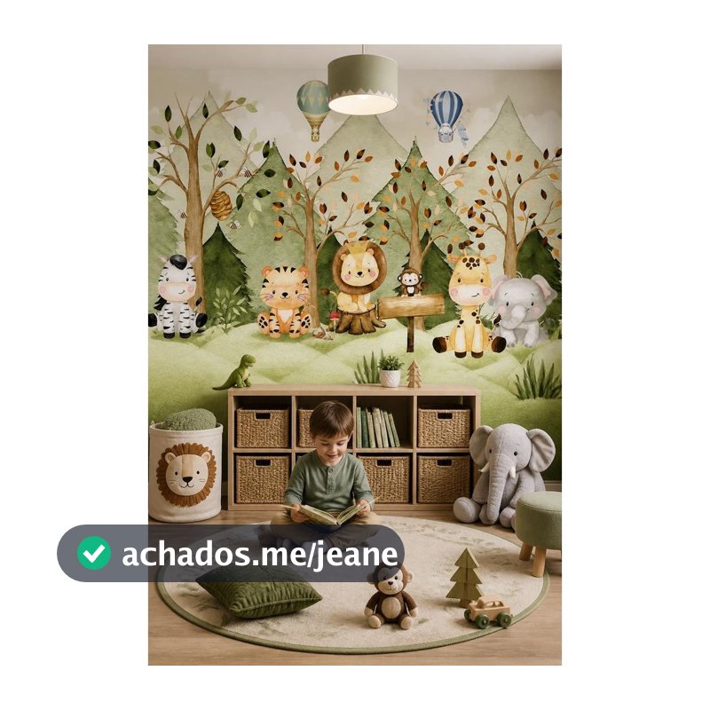 Papel de Parede Infantil Safari AL 136