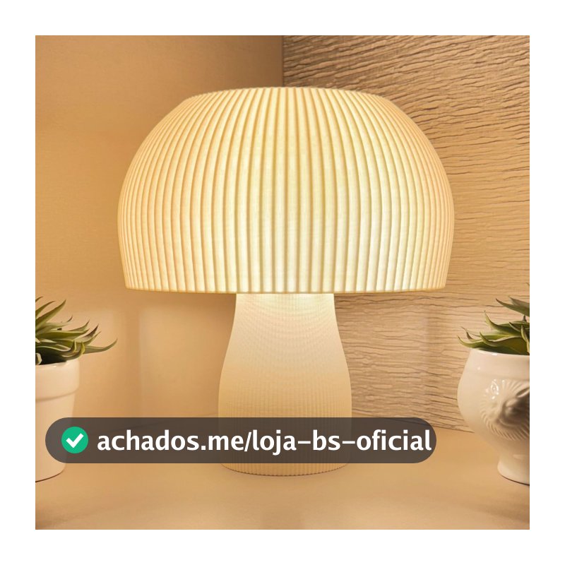 Abajur 🍄 Cogu Mesa Cabeceira Luminária 110V/220V cogumelo quarto sala escritório