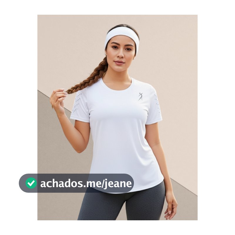 Camiseta Esportiva Feminina Dry Fit Academia Corrida Treino Fitness Proteção Solar UV Antissuor