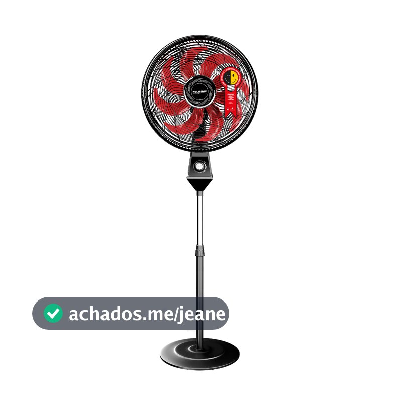 Ventilador de Coluna 180W 50cm 8 Pás 3 Velocidades Potente Silencioso e Econômico POLISHOP