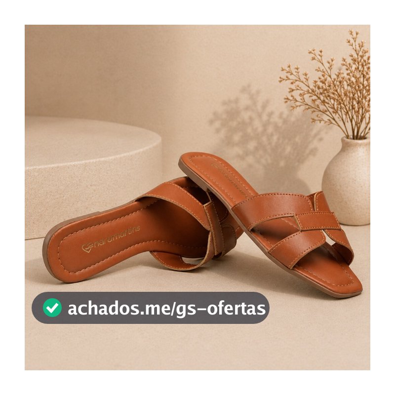 Sandália Rasteirinha H Feminina Super Leve Macia Confortável Casual Moderna Estilo Elegante Verão