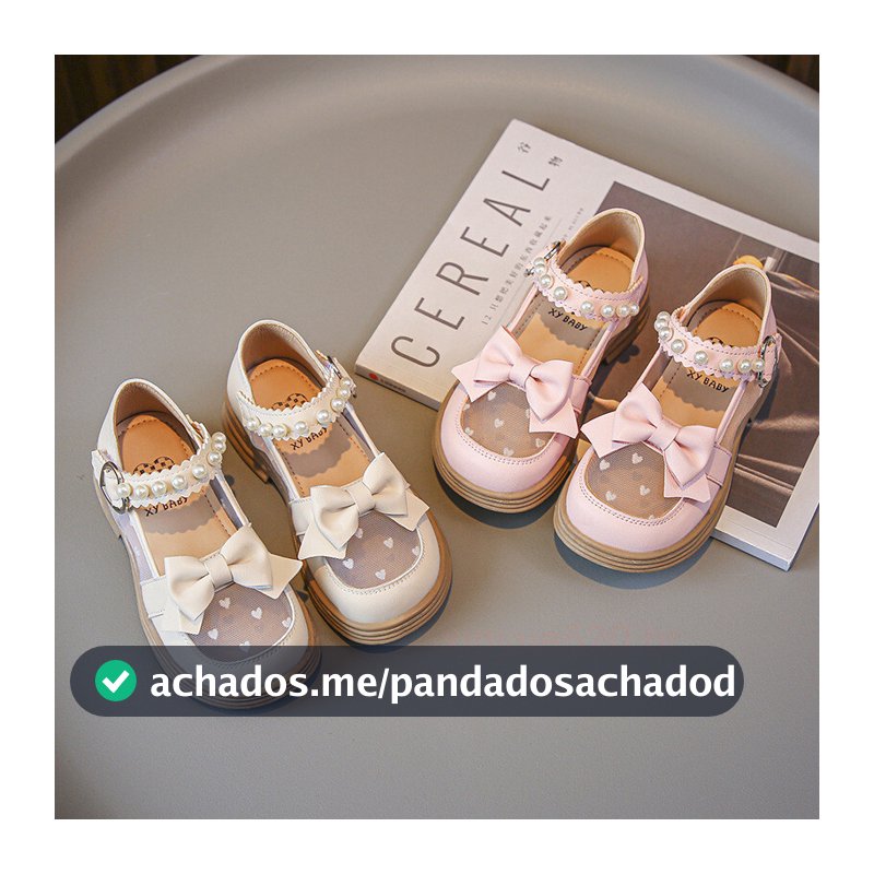 2026 primavera novo estilo meninas pequenos sapatos de couro de sola grossa primavera verão sapatos infantis de couro en