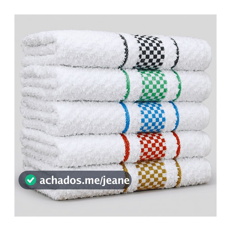 Kit 10 / 05 Pano de Prato Premium Super Luxo 100% Algodão Felpudo Atoalhado Macio Grande