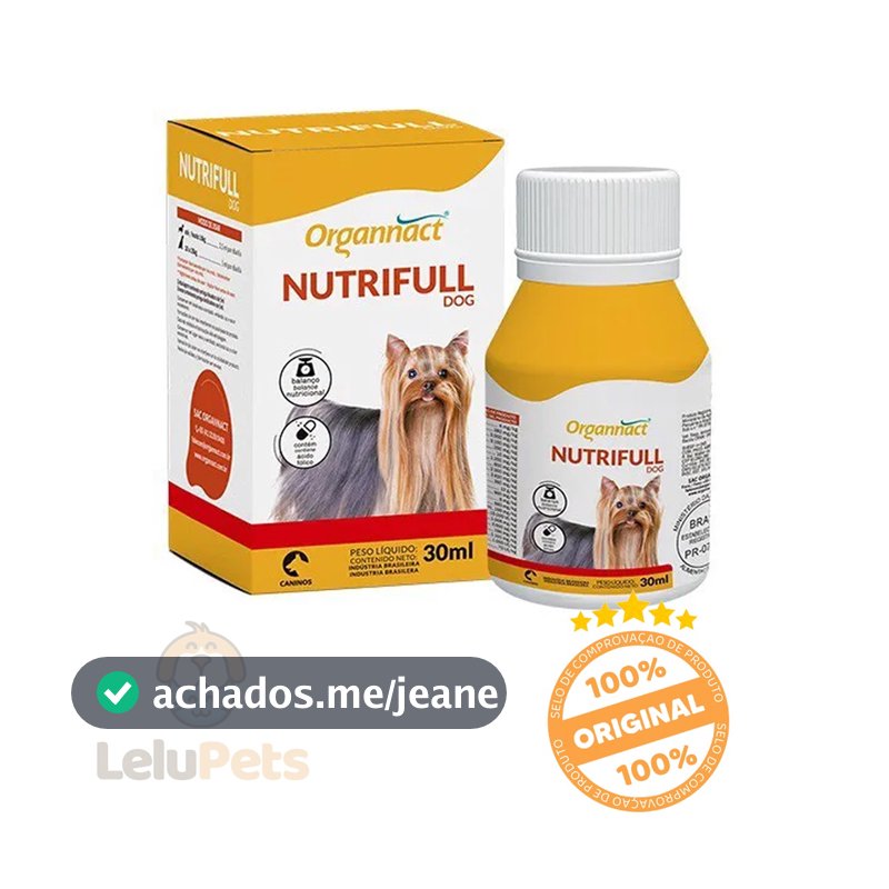 Nutrifull Dog 30 ml Suplemento Vitamínico Para Cachorro