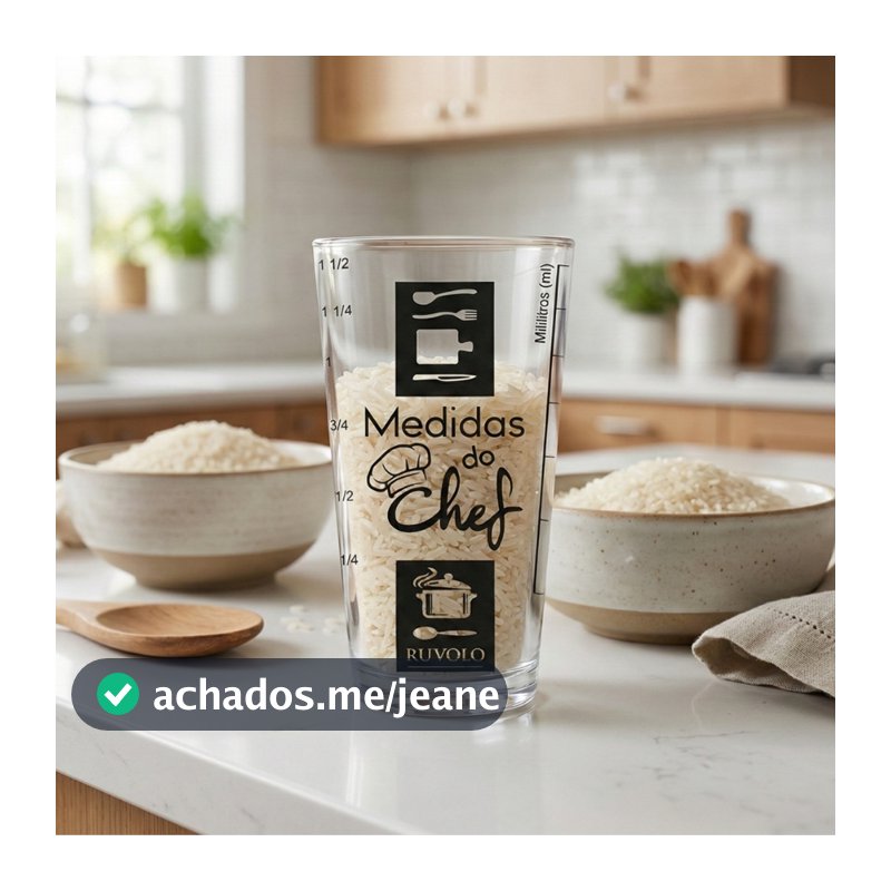 Copo Medidor Vidro 350ml Resistente Mix Medidas Receita Cozinha Chef Multiuso Ruvolo