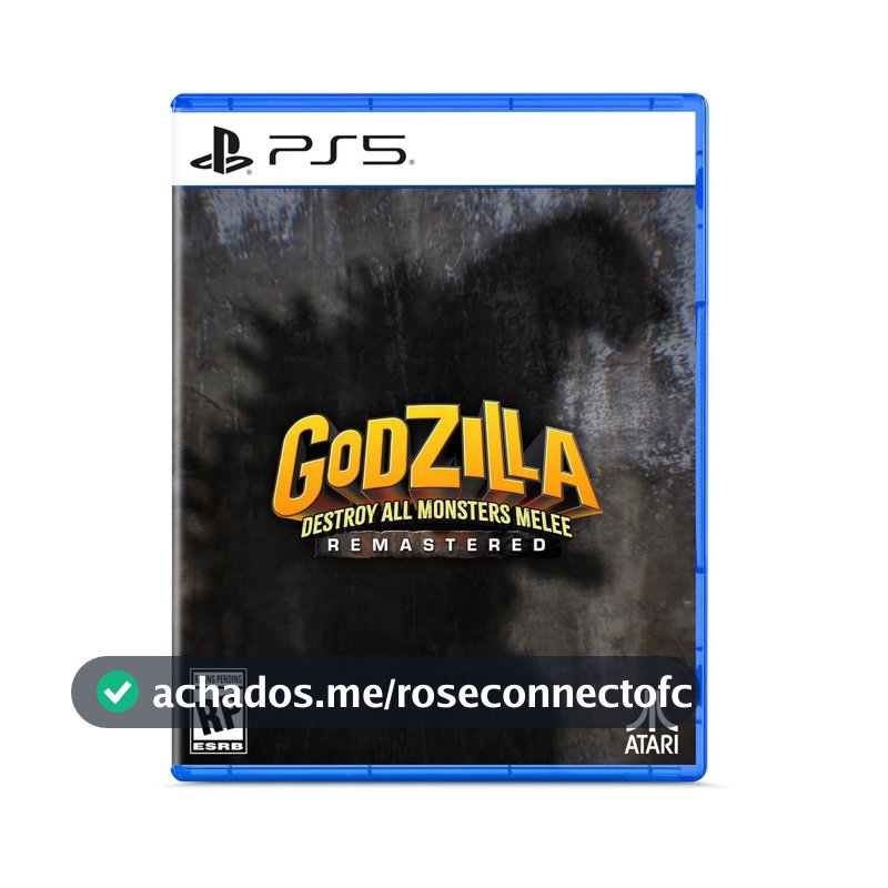 Godzilla Destroy All Monsters Melee Remastered PS5 Midia Fisica