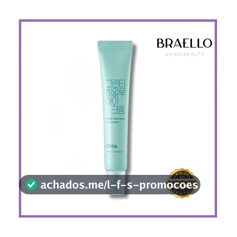 Ottie Green Tea Hyalu Eye Cream 30ml