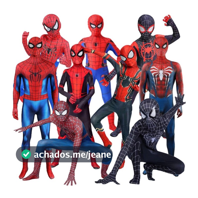Homem-Aranha De Ferro Crianças Macacões Halloween Fantasia Cosplay Roupas Para 2-12 Anos