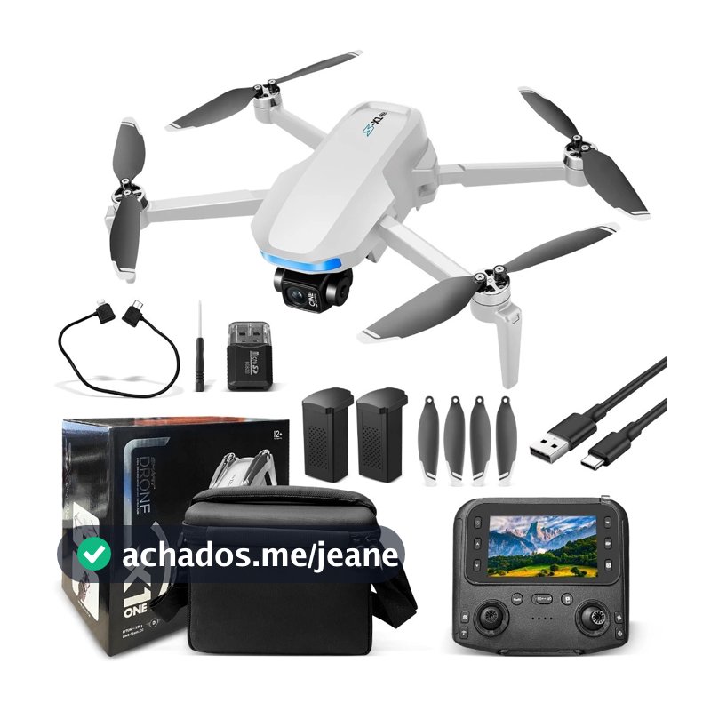 1080P 4K Drone S-X1 com GPS Inteligente, Bateria de 30 Minutos e Alcance de 5KM – Com 2 Baterias