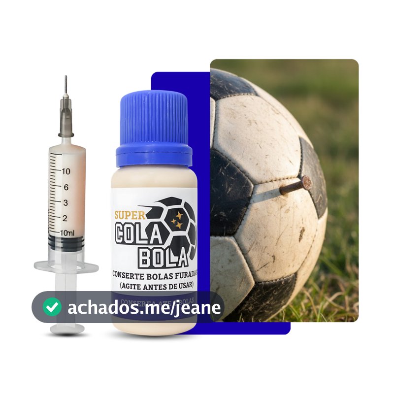 Super Cola Bola 20ml - 20 unidades - Conserta 40 Bolas - veda bolas de futebol, futsal, e outros