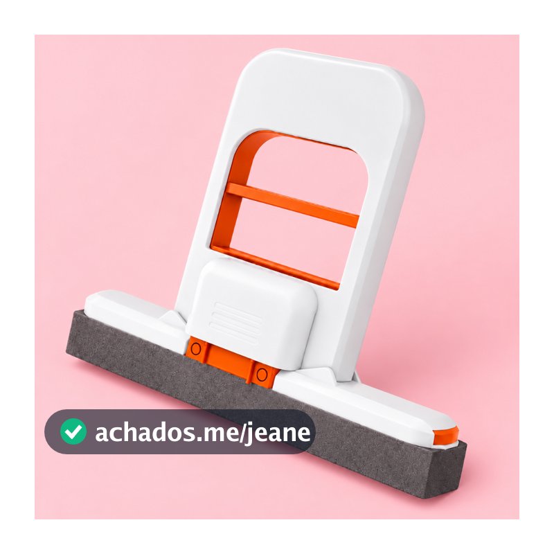 Rodinho de Pia Mini Mop Mágico Retrátil + Refil de Borracha para Cozinha