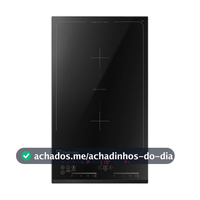 Cooktop 2 Bocas de Indução Electrolux com Unicook e Painel Touch (IC30)