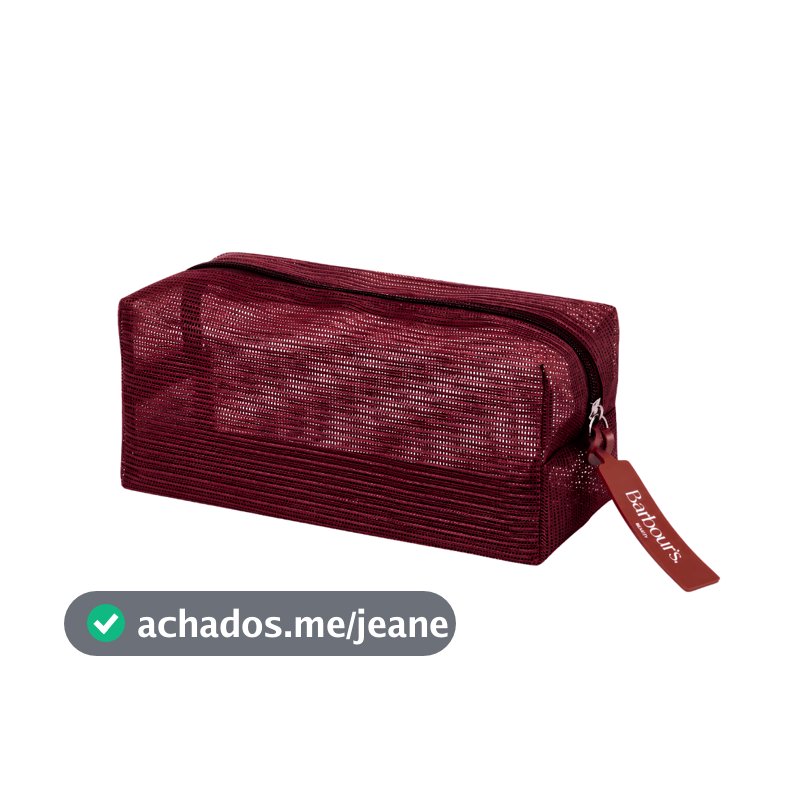 NECESSAIRE TELA VINHO
