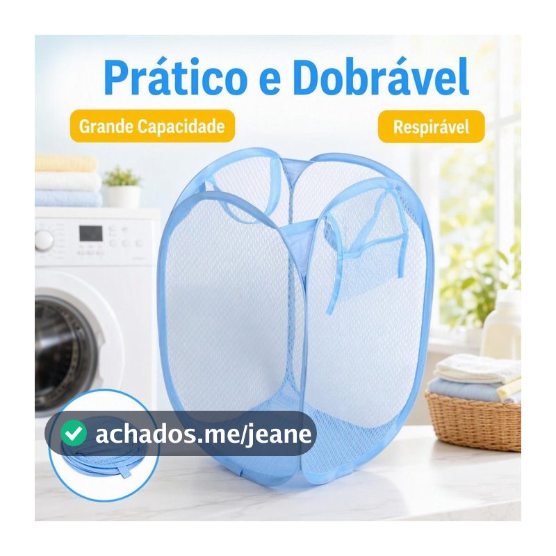 1 Rosa/Preto/Azul Cesto De Roupa Caixa Dobrável Para Armazenagem E Organização De Vestuário Brinquedos