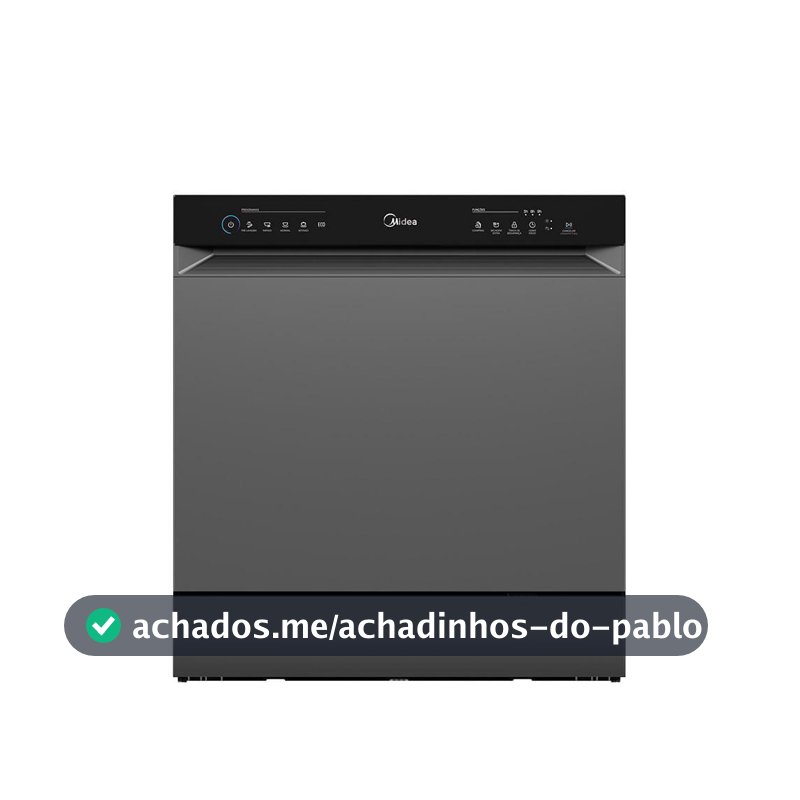 Lava Louças 8 Serviços Cinza Touch Plus Midea MDWTF08S2 220V