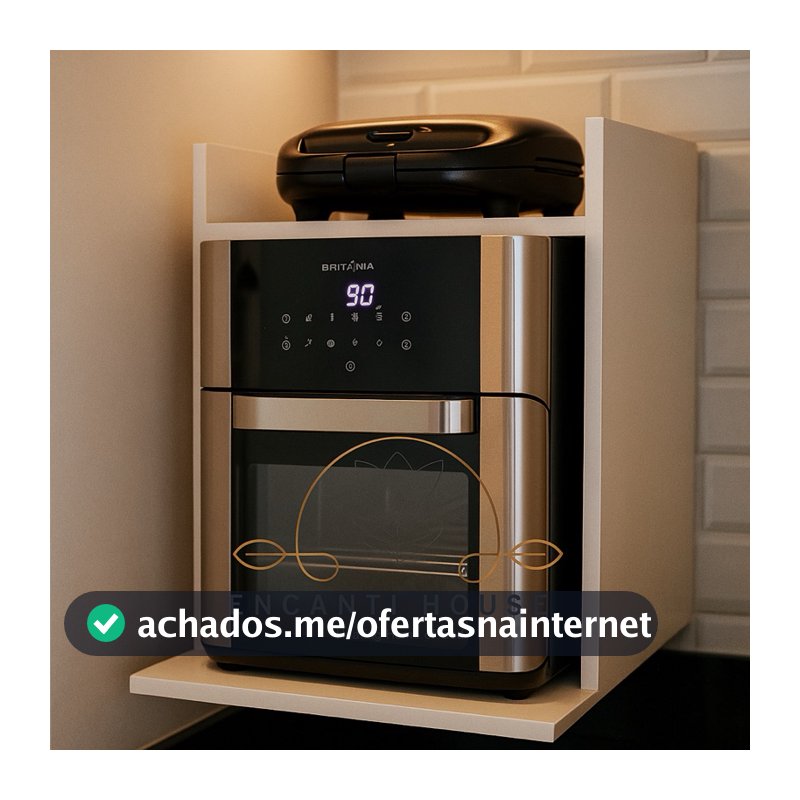 Suporte Multiuso para Cozinha | Ideal para Bebedouro, Airfryer, Sanduicheira e Mais | Resistente
