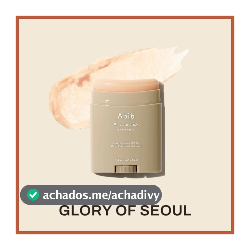 ABIB Airy sunstick Smoothing bar SPF50+ PA++++ 23g