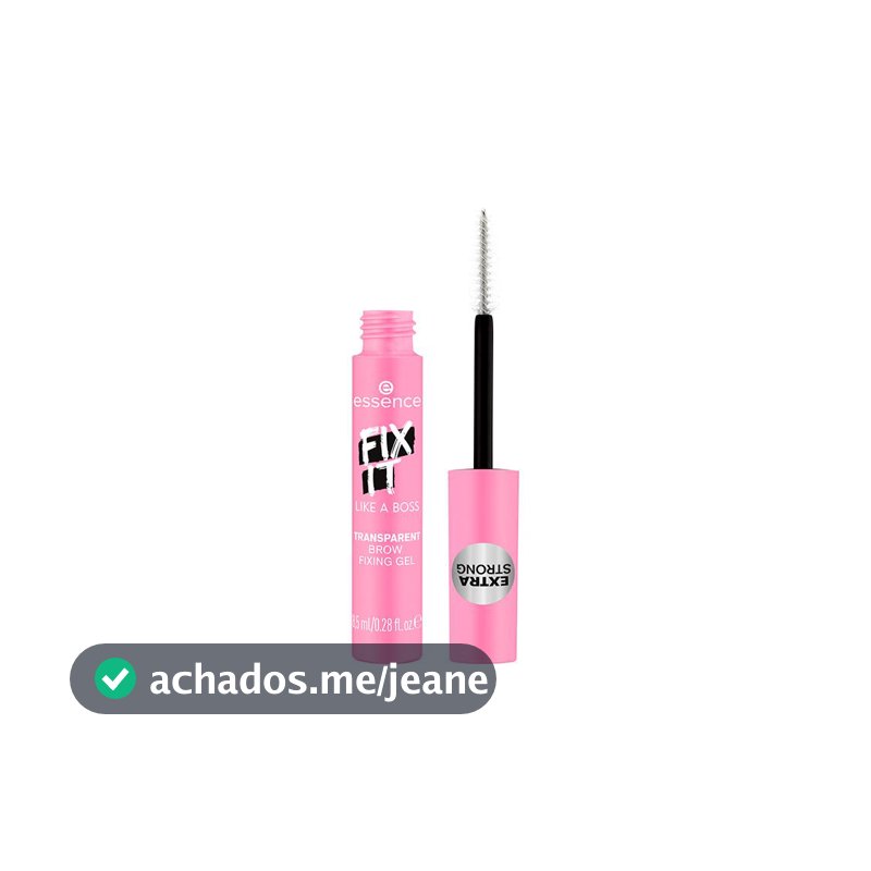 Essence Like a Boss Fix It Incolor Gel Fixador de Sobrancelha para Definição 8,5ml