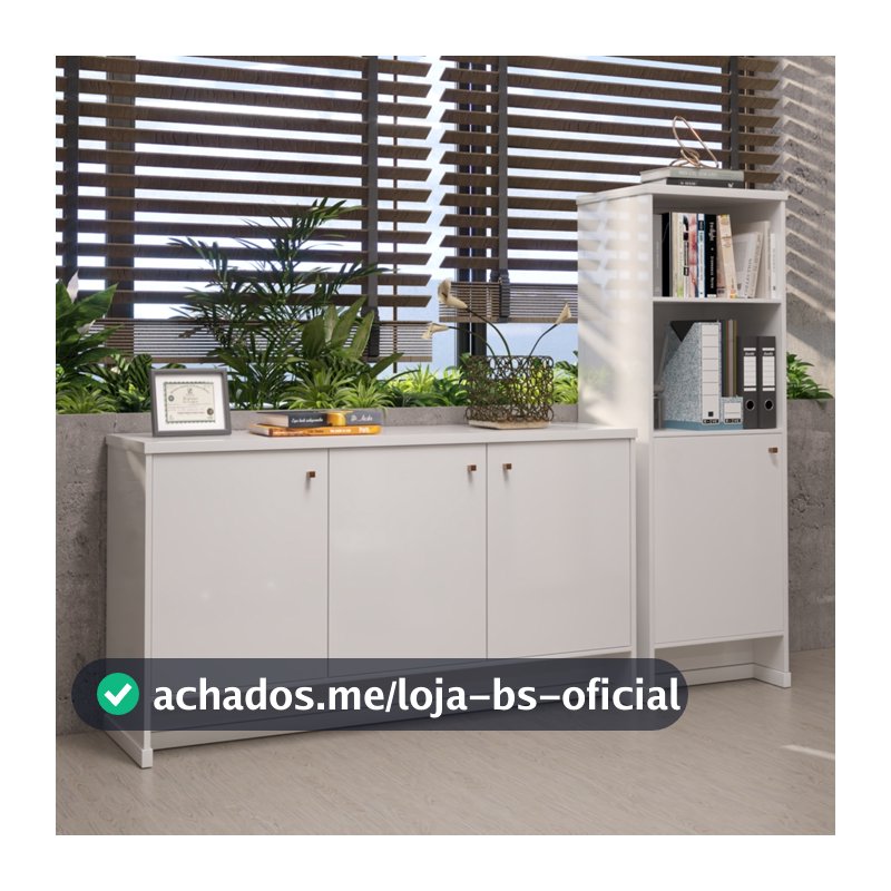 Conjunto Escritório Buffet e Armário Berlin - ViaNossa