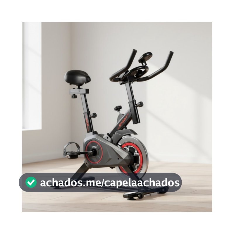 Bicicleta Ergométrica Spinning Semi Profissional Academia Bike Sport Fitness Preta