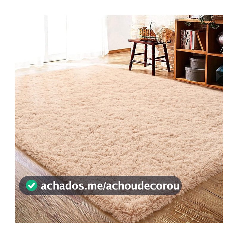 Tapete Grande 2m x 3m Peludo/ Felpudo Sala e Quarto