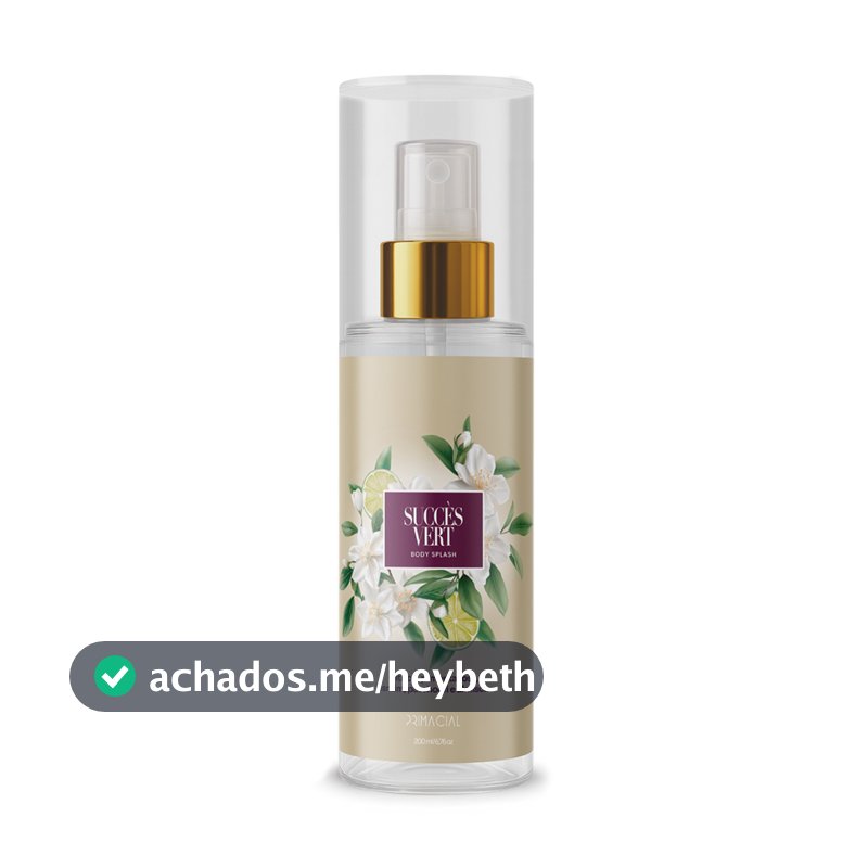 BODY SPLASH FEMININO SUCCÈS VERT 200ML - PRIMACIAL PERFUME FLORAL CITRICO