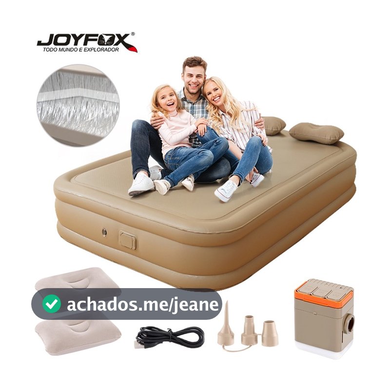 Colchão Inflável Casal Cama 600KG Bomba Inflável Com Bateria De Lítio Integrada 20315442cm