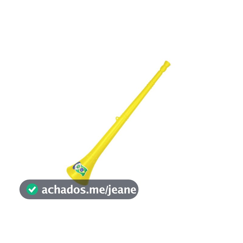 Copa do Mundo Vuvuzela 60 cm Vd/Am (Sortido) - Leplastic