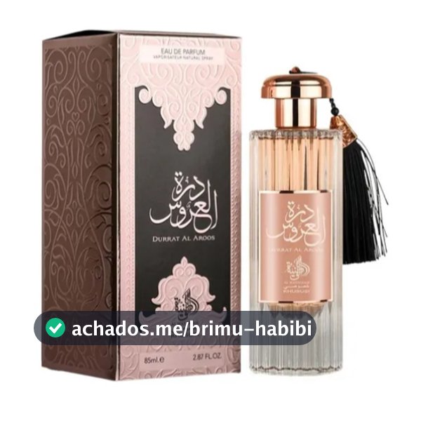 Perfume Árabe Feminino Durrat Al Aroos Al Wataniah Original 85ml