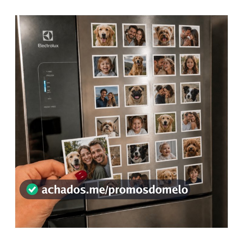 Foto Ímã de Geladeira Personalizado | 5x5cm - Não desbota | Foto ima - kit de foto imã de geladeira