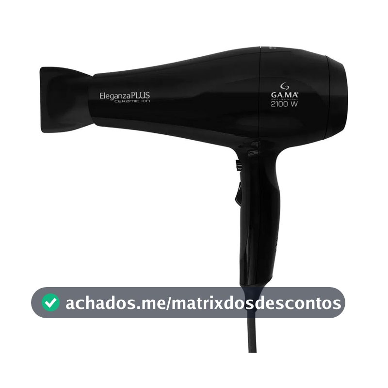Secador Gama Eleganza Plus Ceramic Íon 2100W 127V