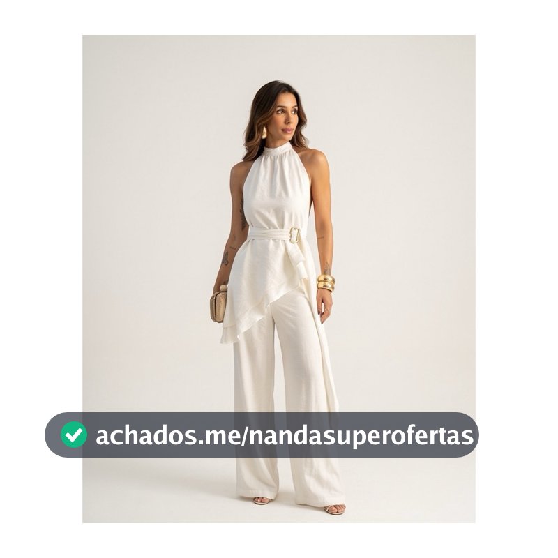 Conjunto Feminino Gola Chocker com CINTO